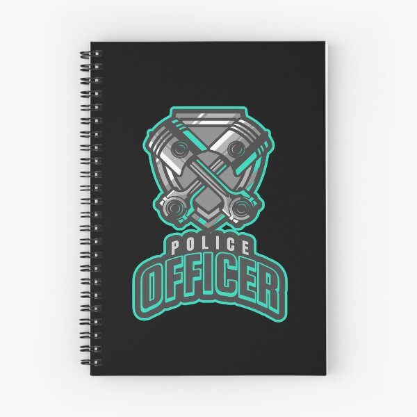 Item preview, Police Officer Design with Racing Motor Parts designed and sold by PRIVARSHU.