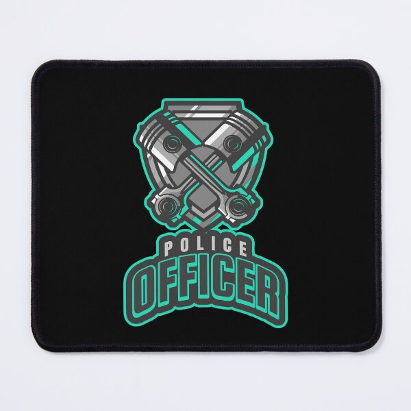 Item preview, Police Officer Design with Racing Motor Parts designed and sold by PRIVARSHU.