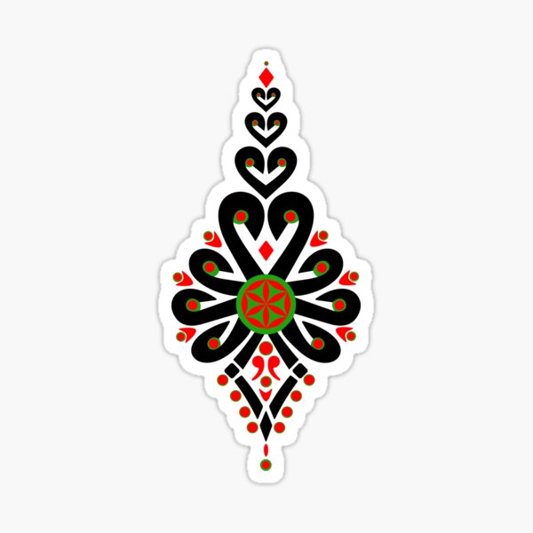 Folk pattern of Polish highlanders - Parzenica Sticker