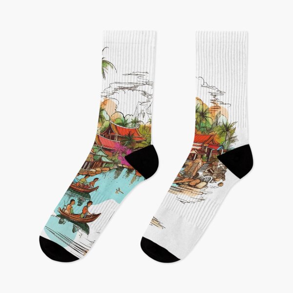 Item preview, Traditional life in Thailand  designed and sold by Ryslissa.