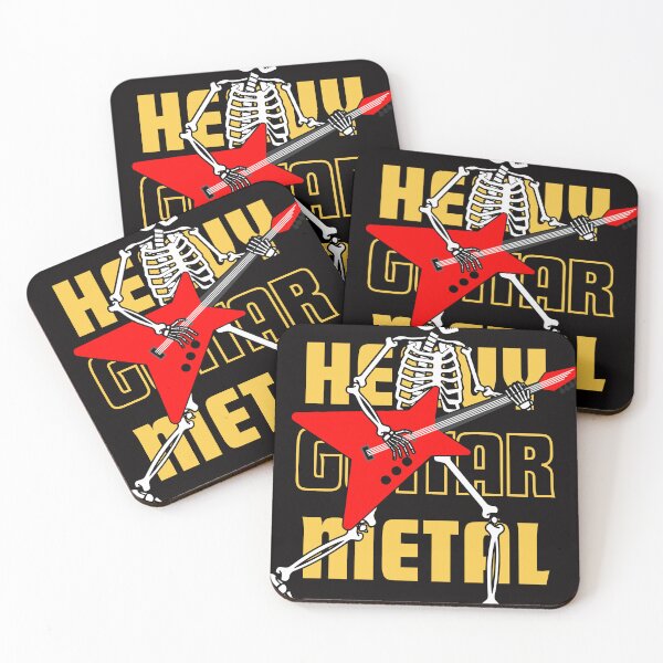 Item preview, Skeleton Rockin' Heavy Metal Guitar designed and sold by evaninla.