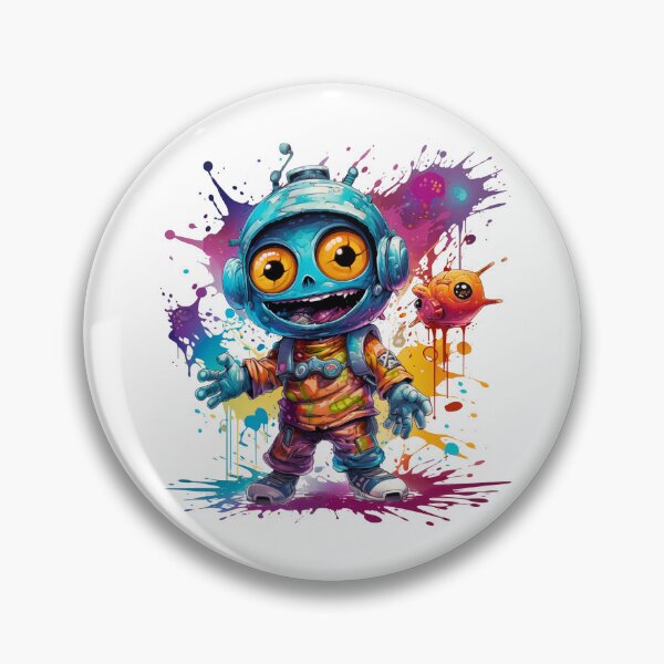 Item preview, Blue Alien Bliss: Joyful Extraterrestrial Life - Quirky Cosmic Enjoyment designed and sold by Moisky Patterns.