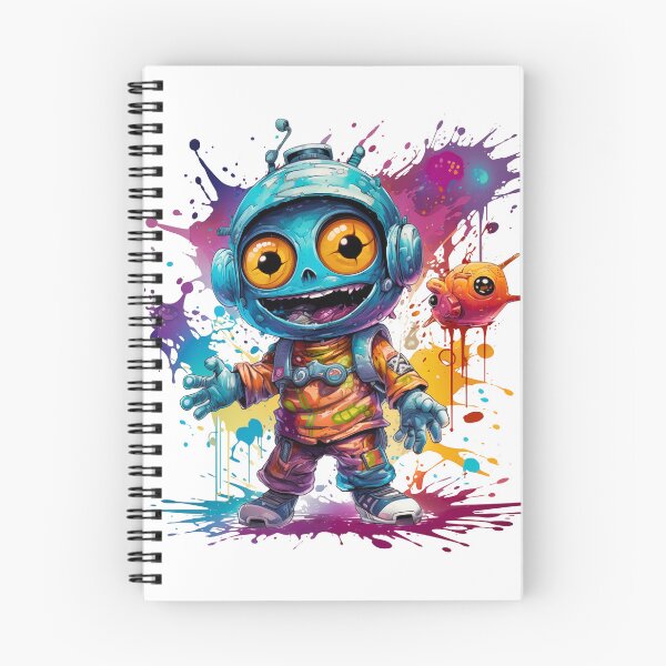 Item preview, Blue Alien Bliss: Joyful Extraterrestrial Life - Quirky Cosmic Enjoyment designed and sold by Moisky Patterns.
