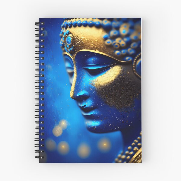 Item preview, Blue Buddha portrait designed and sold by BubblyDelight.