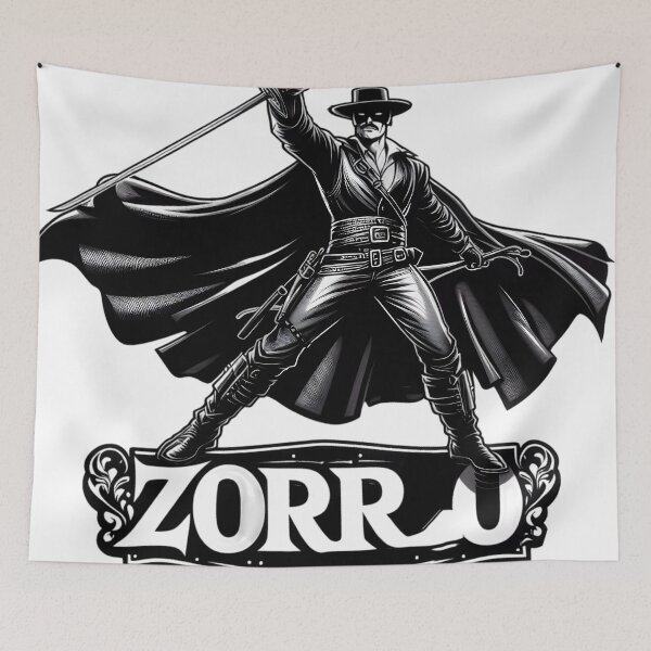 Item preview, The Valor of Zorro: Defending the Weak designed and sold by AI-Only Creations.