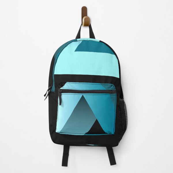 Item preview, BLUE TEAL ABSTRACT GEOMETRIC TRIANGLE SYMBOL DESIGN designed and sold by ArtDesign-ZA.