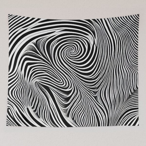 Item preview, Black and White Zebra Pattern designed and sold by Paw's Arts.