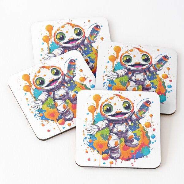 Item preview, Alien Baby's Dilemma: Out of Milk! - Whimsical Extraterrestrial Design designed and sold by Moisky Patterns.
