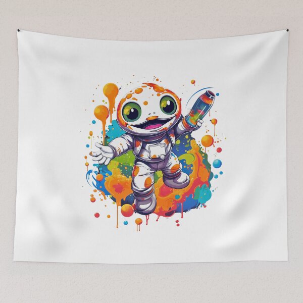 Item preview, Alien Baby's Dilemma: Out of Milk! - Whimsical Extraterrestrial Design designed and sold by Moisky Patterns.