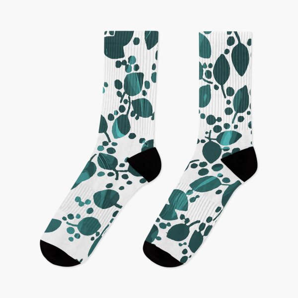 Item preview, Botanical Harmony: Green Leaves and Colorful Circles Pattern designed and sold by GAP90.