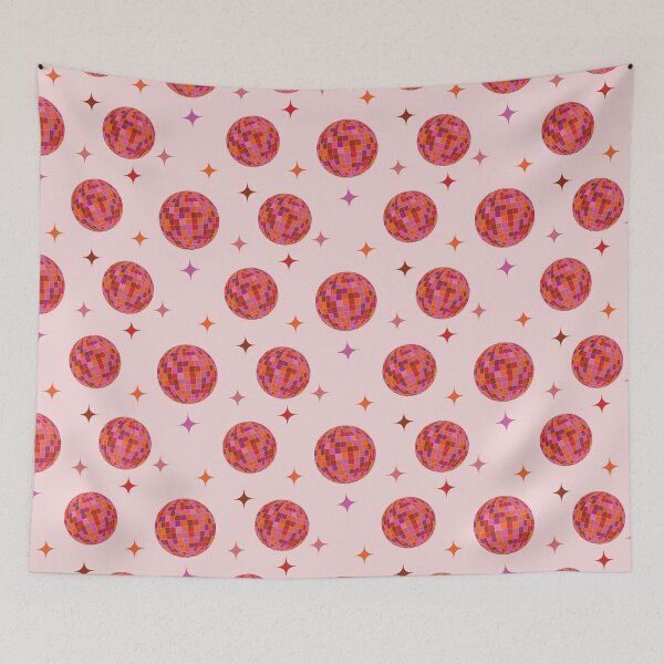 Item preview, Pink Disco Ball Pattern designed and sold by newburyboutique.