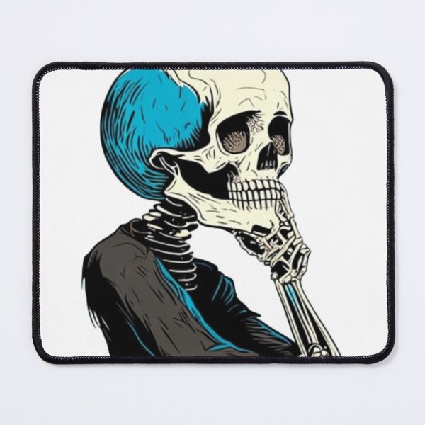 Item preview, Thinking skeleton man designed and sold by catcraftss.