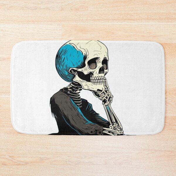 Item preview, Thinking skeleton man designed and sold by catcraftss.