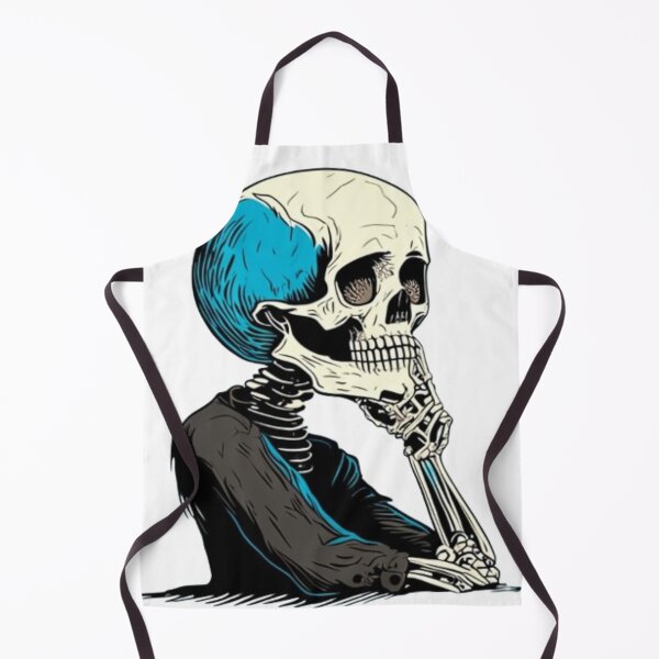 Item preview, Thinking skeleton man designed and sold by catcraftss.