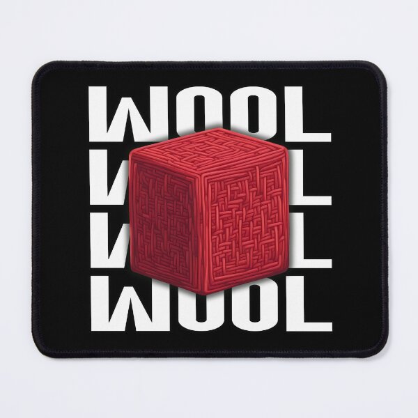 Item preview, Red Block of Wool - Bedwars Design - Gamer designed and sold by TyxShop.