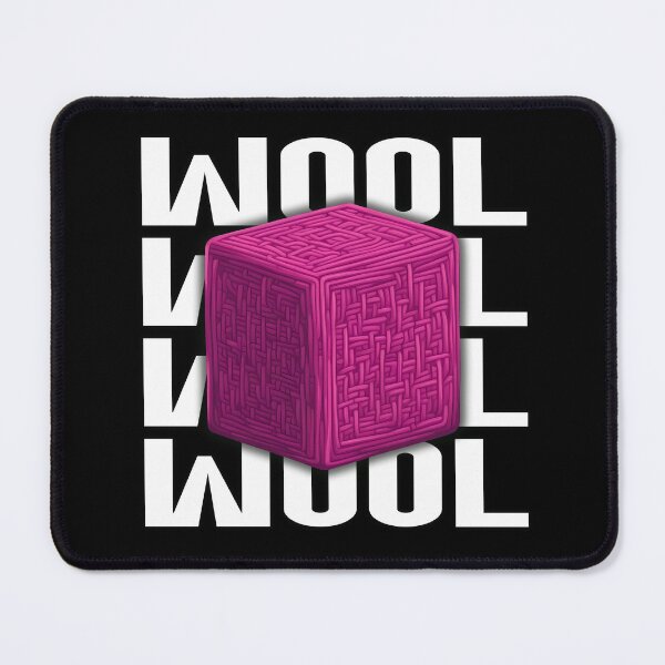 Item preview, Magenta Block of Wool - Bedwars Design - Gamer designed and sold by TyxShop.