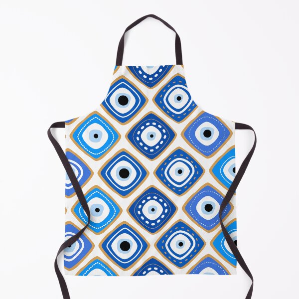 Item preview, Blue Evil Eye Pattern designed and sold by newburyboutique.