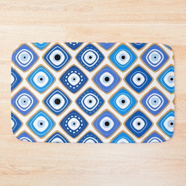 Item preview, Blue Evil Eye Pattern designed and sold by newburyboutique.
