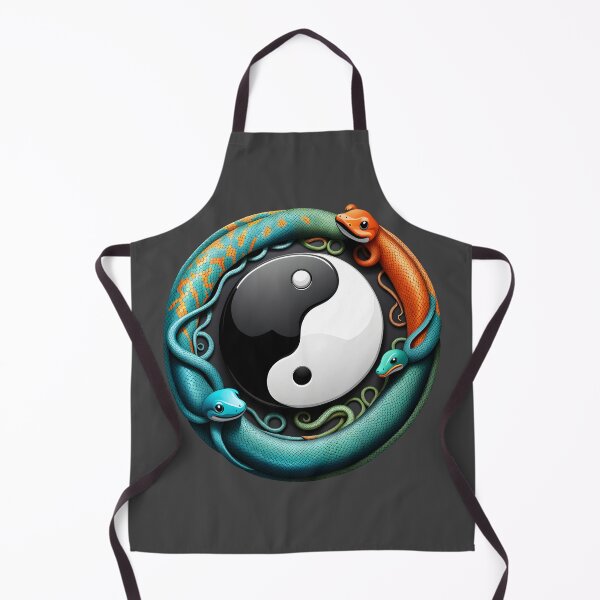 Item preview, A yin-yang symbol with snakes around it. designed and sold by Sopilka.