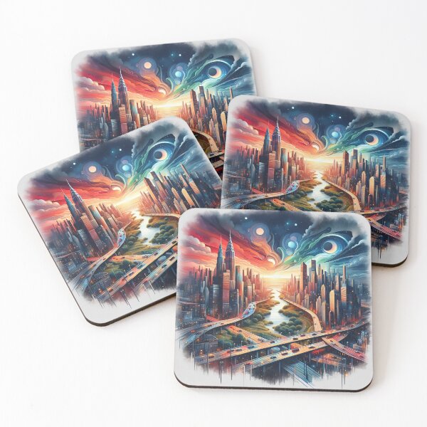 Item preview, Cosmic Cityscape designed and sold by tomjstone.
