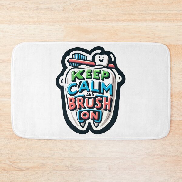 Item preview, Stay Zen & Brush On - Dental Wellness Design designed and sold by ShopiDentistry.