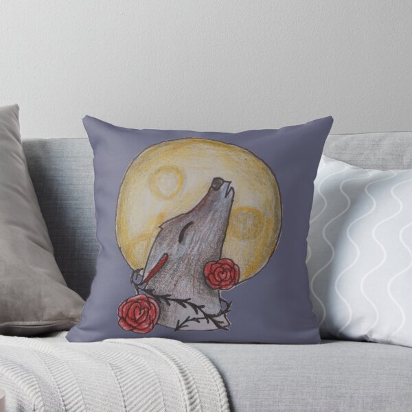 Item preview, Diseño de Halloween de lobo aullando designed and sold by MaxWuruhi-Art.