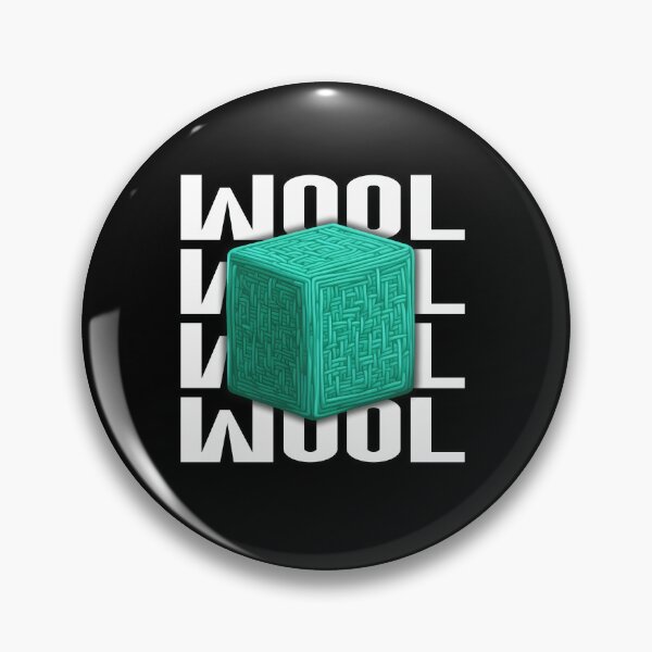 Item preview, Cyan Block of Wool - Bedwars Design - Gamer designed and sold by TyxShop.