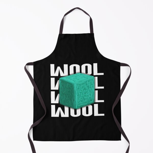 Item preview, Cyan Block of Wool - Bedwars Design - Gamer designed and sold by TyxShop.