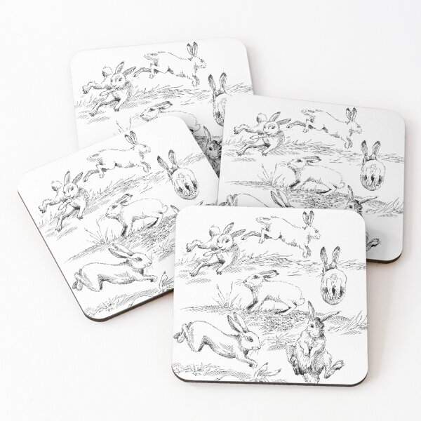 Item preview, Rabbit sketches designed and sold by Lauren Tregenza Fine Art.