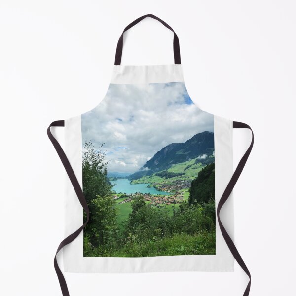 Item preview, Switzerland Lungern lake scenery beautiful mountain travel photography designed and sold by ZaynahsArtNook.