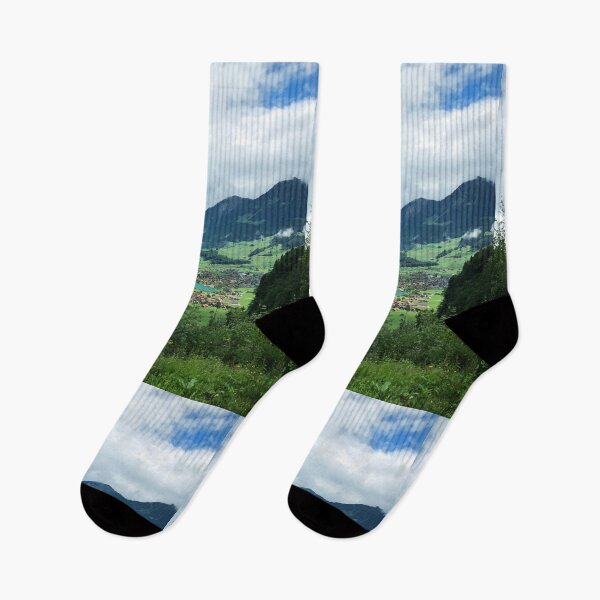 Item preview, Switzerland Lungern lake scenery beautiful mountain travel photography designed and sold by ZaynahsArtNook.