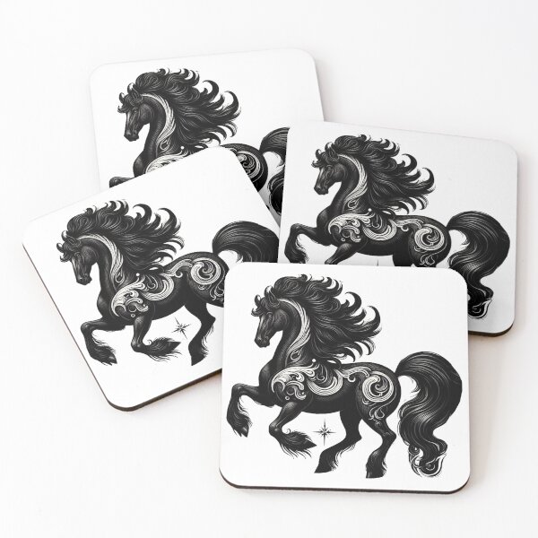 Item preview, Friesian Horse designed and sold by clarkfraser.