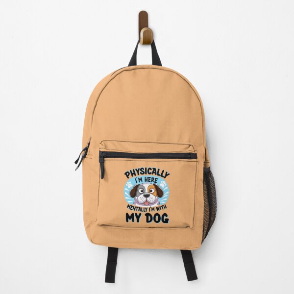 Item preview, Physically I'm here Mentally I'm with my dog designed and sold by Creacel26.