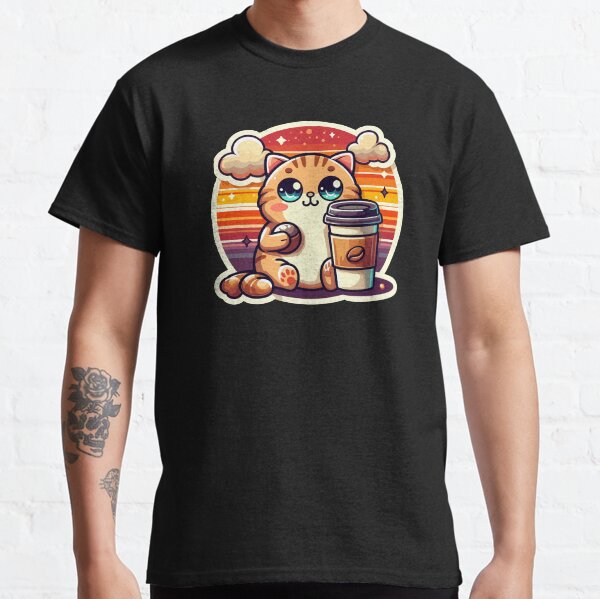 Item preview, coffee cat  designed and sold by DinoKate.