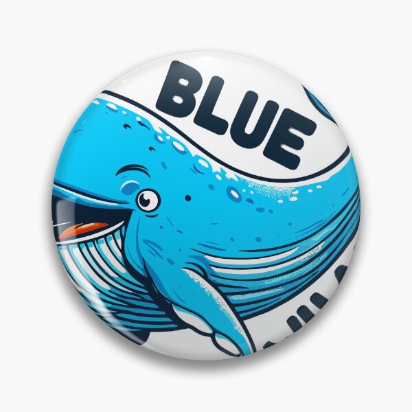 Item preview, Dark Shadows Blue Whale designed and sold by bihtti.