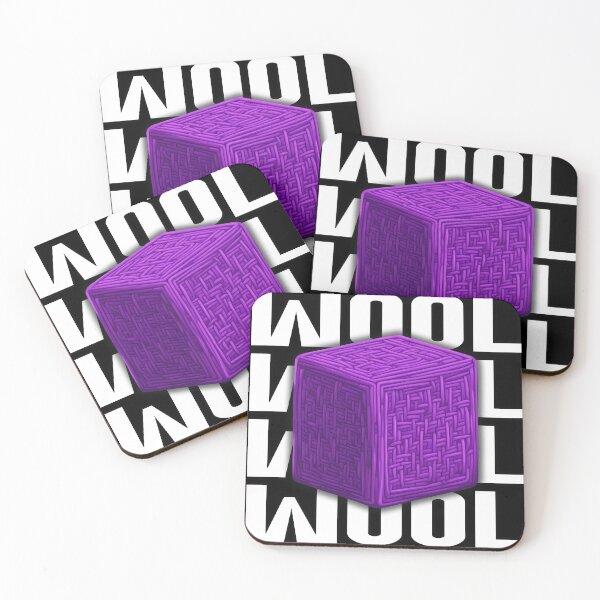 Item preview, Purple Block of Wool - Bedwars Design - Gamer designed and sold by TyxShop.