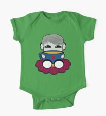 STPC: Haha Do O'BOT Toy Robot (Tea) Short Sleeve Baby One-Piece