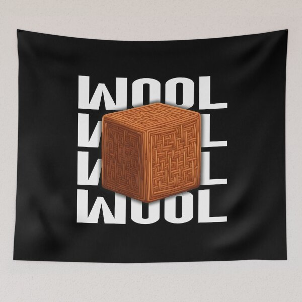 Item preview, Orange Block of Wool - Bedwars Design - Gamer designed and sold by TyxShop.