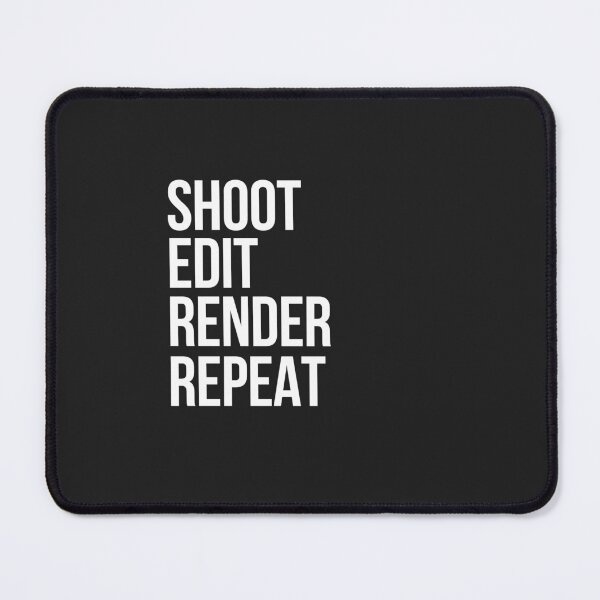 Item preview, Shoot, Edit, Render Repeat designed and sold by Blendedtees.