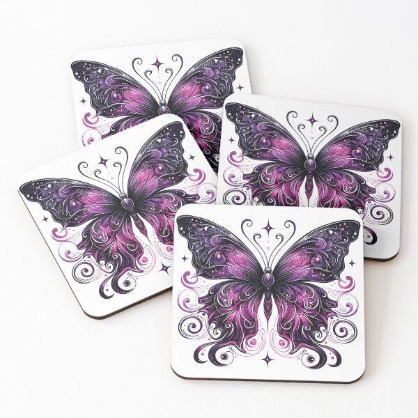 Item preview, Purple x Black Butterfly designed and sold by clarkfraser.