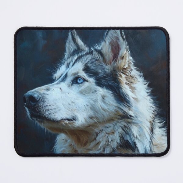Item preview, The Siberian Husky's Icy Elegance, Pet Lovers Gift, Cool Canine Tee designed and sold by Terry-Salsa.