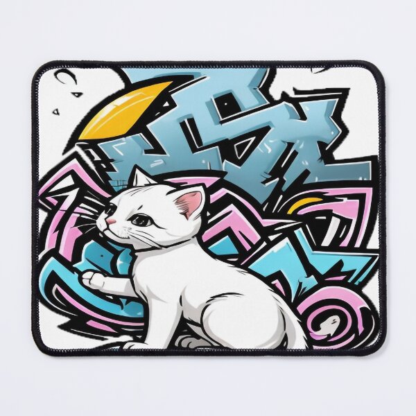 Item preview, Cat street art designed and sold by HawiseRosso.