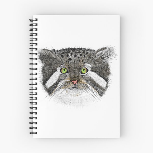 Item preview, Pallas's Cat Pen Ink Color  designed and sold by Nicole Niehues.
