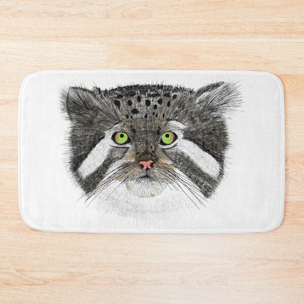 Item preview, Pallas's Cat Pen Ink Color  designed and sold by Nicole Niehues.