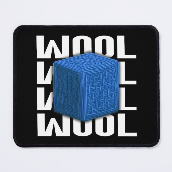 Item preview, Blue Block of Wool - Bedwars Design - Gamer designed and sold by TyxShop.