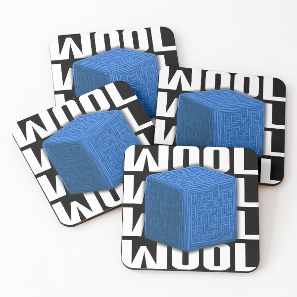 Item preview, Blue Block of Wool - Bedwars Design - Gamer designed and sold by TyxShop.