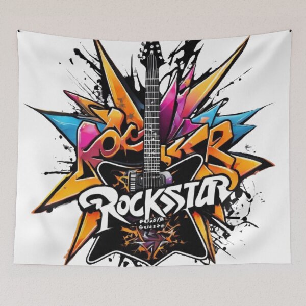 Item preview, Rockstar Melody: Unleash Your Inner Rock God with Electrifying Style! designed and sold by HarmonyGuitars.