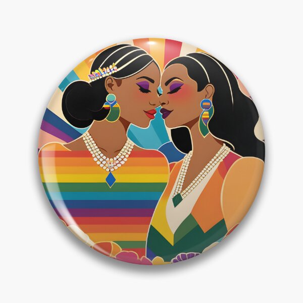 Item preview, LGBTQ+ Diversity Celebration: Vintage Lesbian Fashion Elegance designed and sold by whimsiqueer.