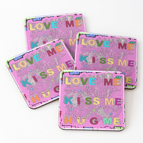 Item preview, LOVE ME - KISS ME - HUG ME designed and sold by inarausch2023.