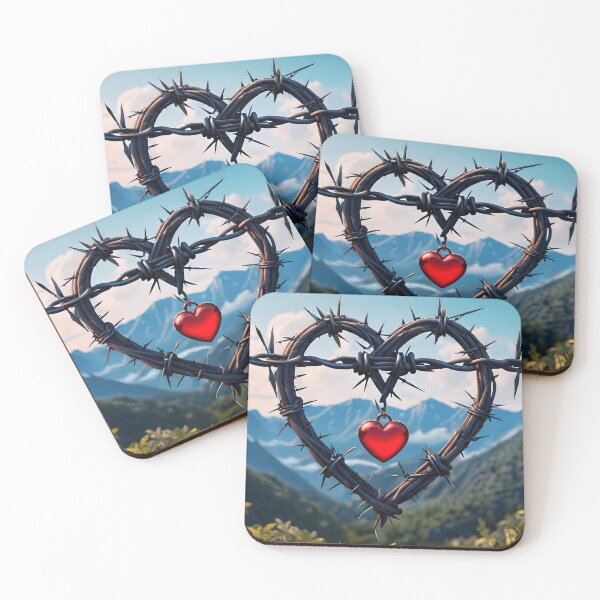 Item preview, Barb Wired Love Heart designed and sold by TheArtOfPat.